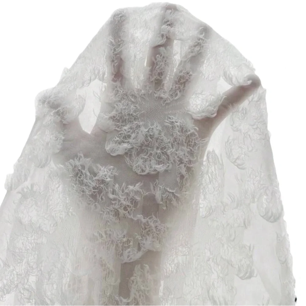EUC SHEIN Fuzzy Bishop Sleeve Blouse